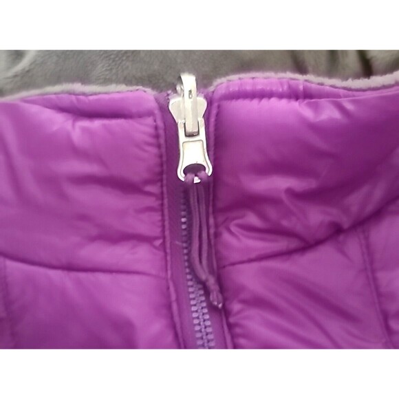 Free Country Women's Jacket Adult Size XL Purple Long Sleeve Zip Pockets Puffer - Picture 8 of 9